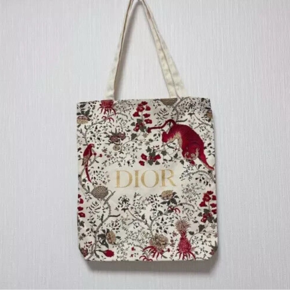 Christian Dior Tiger & Floral Print Tote - 2023 (GWP) - Picture 2 of 3